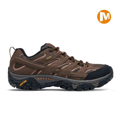 Pánské Trekové Boty Merrell Moab 2 GORE-TEX Tmavě Hnědé (CZ. HUJWC)